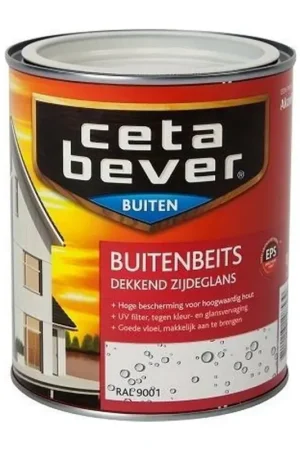 Rechtstreeks Van De Fabrikant CetaBever Buitenbeits Dekkend RAL 9001
